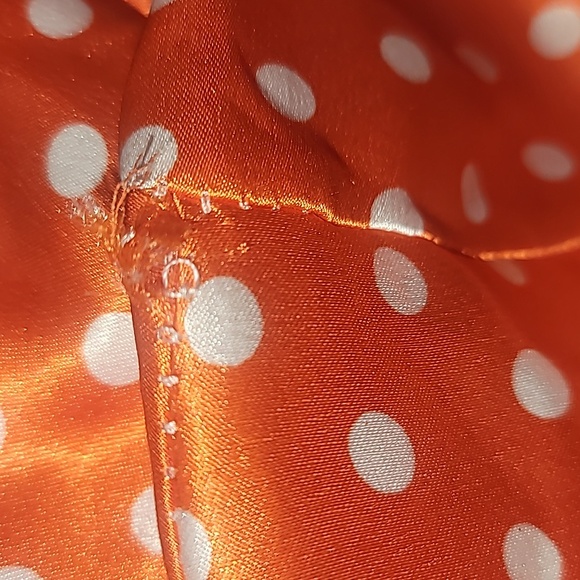 Orange polka dots dress - Picture 8 of 8